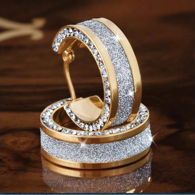 Stauer Mirantique Gold-Finished Earrings 26$